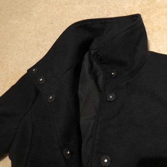 H&M Short Black Coat - Picture 5 of 7